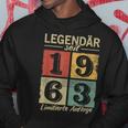 Legendär Seit 1963 Jahrgang 1963 Geburtstag Hoodie Lustige Geschenke