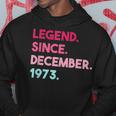 Legende Seit Dezember 1973 Geburtstag Hoodie Lustige Geschenke