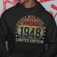 Legenden 1948 Geburtstag Hoodie, 75 Jahre Mann| Jubiläums Tee Lustige Geschenke