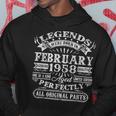 Legenden Februar 1958 - 65. Geburtstag Mann Hoodie, Retro Design Lustige Geschenke