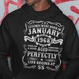 Legenden Wurden Im Januar 1968 Geschenk 55 Geburtstag Mann V7 Hoodie Lustige Geschenke