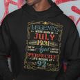 Legends Were Born In July 1931 92Nd Birthday Gifts Hoodie Unique Gifts