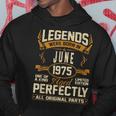 Legends Were Born In June 1975 Hoodie Funny Gifts