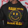 Leopard Hippie Face Retro Groovy Mardi Gras Funny Hoodie Personalized Gifts