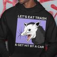 Lets Eat Trash And Get Hit By A Car V2 Hoodie Unique Gifts