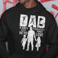 Lineman Dad A Daughters First Love A Sons First Hero Hoodie Unique Gifts