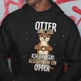 Lustiges Otter Hoodie: Ich Bin Süß, Also Bin Ich Ein Otter - Schwarz Lustige Geschenke