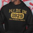 Made In 1929 Birthday Shirt 90Th B-Day Gift 90 Birthday Gift Hoodie Unique Gifts