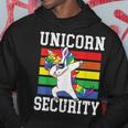 Magical Unicorn Security Best Dad Ever Fathers Day Hoodie Unique Gifts