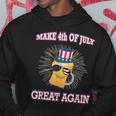 Make 4Th Of July Great Again Trump Uncle Sam Us Flag Beer Hoodie Unique Gifts