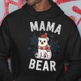 Mama Bear Family Christmas Polar Bear Holiday Xmas Men Hoodie Graphic Print Hooded Sweatshirt Funny Gifts