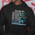 Marcel Hoodie Personalisiert, Drei Seiten Persönlichkeit Druck Lustige Geschenke