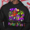 Mardi Gras Truck With Mask And Crawfish Mardi Gras Costume Hoodie Personalized Gifts