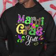 Mardi Gras Yall Funny Vinatage New Orleans Party Carnival Hoodie Funny Gifts