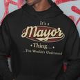Mayor Personalized Name Gifts Name Print S With Name Mayor Hoodie Funny Gifts