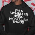 Mcmullen Funny Surname Family Tree Birthday Reunion Gift Hoodie Funny Gifts