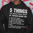 Mens 5 Things You Should Know About My Wife She Is My Queen V5 Hoodie Funny Gifts
