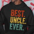 Mens Best Uncle Ever Support Uncle Relatives Lovely Gift Hoodie Unique Gifts