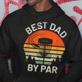Mens Disc Golf Dad Best Dad By Par Fathers Day Disk Frisbee Hoodie Funny Gifts