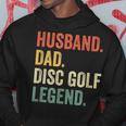Mens Disc Golf Funny Husband Dad Legend Vintage Frisbee Sport Hoodie Funny Gifts