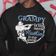Mens Hunting Grampy Fathers Day Gift For Dad Or Grandpa Hunter Hoodie Funny Gifts