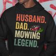 Mens Husband Dad Mowing Legend Lawn Care Gardener Father Funny V2 Hoodie Funny Gifts
