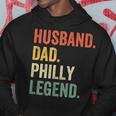Mens Husband Dad Philly Legend Funny Philadelphia Father Vintage Hoodie Funny Gifts