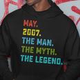 Mens Man Myth Legend May 2007 16Th Birthday Gift 16 Years Old Hoodie Unique Gifts