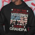 Mens Retired Military Veteran Grandfather Proud Grandpa Men Hoodie Graphic Print Hooded Sweatshirt Funny Gifts
