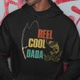 Mens Retro Reel Cool Dada Fathers Day Fishing Fisher Hoodie Personalized Gifts