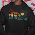 Mens Vinyl Dad Man Myth The Retro Record Collector Vintage Music Hoodie Funny Gifts