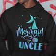 Mermaid Uncle Funny Merman Family Matching Party Squad Hoodie Unique Gifts