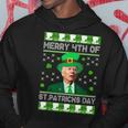 Merry 4Th Of St Patricks Day Joe Biden Leprechaun Hat Clover Hoodie Personalized Gifts