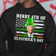Merry 4Th Of St Patricks Day Joe Biden St Patricks Day Hoodie Funny Gifts