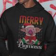Merry Pigmas Santa Claus Gift For Pig Farmers Ugly Christmas Sweaters Hoodie Unique Gifts
