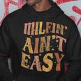 Milfin Aint Easy Colorful Text Stars Blink Blink Hoodie Unique Gifts