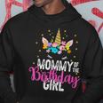 Mommy Of The Birthday Girl Father Gift Unicorn Birthday Hoodie Unique Gifts