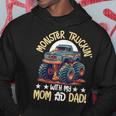 Monster Truck Toddler Monster Truckin With My Mom And Dad Hoodie Unique Gifts