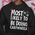 Most Likely To Be Doing Cartwheels Christmas V3 Men Hoodie Graphic Print Hooded Sweatshirt Funny Gifts