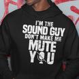 Music Tech Audio Engineer Funny Sound Guy Hoodie Funny Gifts
