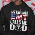 My Favorite Emt Calls Me Dad Fathers Day Gift Hoodie Funny Gifts