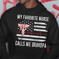 My Favorite Nurse Calls Me Grandpa Nurse Granddad Gift For Mens Hoodie Unique Gifts