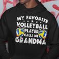 My Favorite Volleyball Player Calls Me Grandma Mothers Day Hoodie Unique Gifts