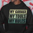My Garage My Rules Funny Diesel Mechanic Quote Mechanic Hoodie Unique Gifts