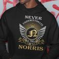 Never Underestimate The Power Of A Norris Hoodie Funny Gifts