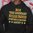 Nuklear Engineer Job Titel Mitarbeiter Lustiger Atomingenieur Hoodie Lustige Geschenke