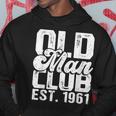 Old Man Club Est 1961 Funny Senior Citizen Humor Gag Gift For Mens Hoodie Unique Gifts