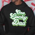 One Lucky Dad Retro Vintage St Patricks Day Hoodie Funny Gifts