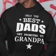 Only The Best Dads Get Promoted To Grandpa Gift For Mens Hoodie Unique Gifts