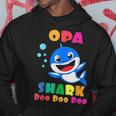 Opa Shark Funny Fathers Day Gift For Mens Dad Hoodie Funny Gifts